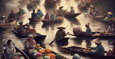 10 Historic Floating Markets Accessible Only by Watercraft